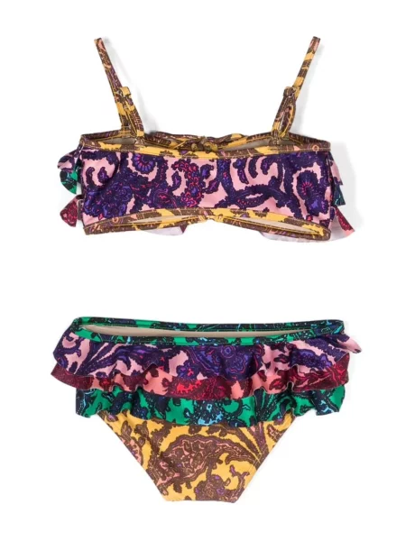 Bikini dziecięce Zimmermann brązowe