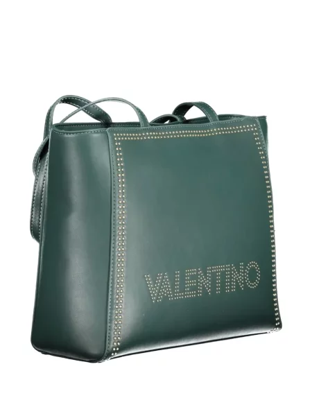 Шопинг чанта Mario Valentino с автограф зелено