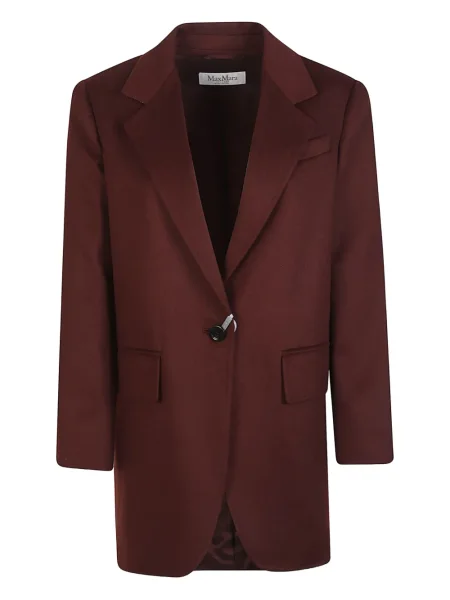 Sacou Max Mara de lână roșu