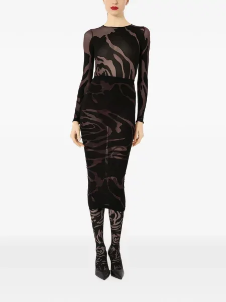 Body Wolford tricotate negru