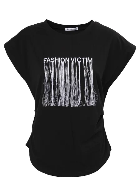 Influencer Tričko černá