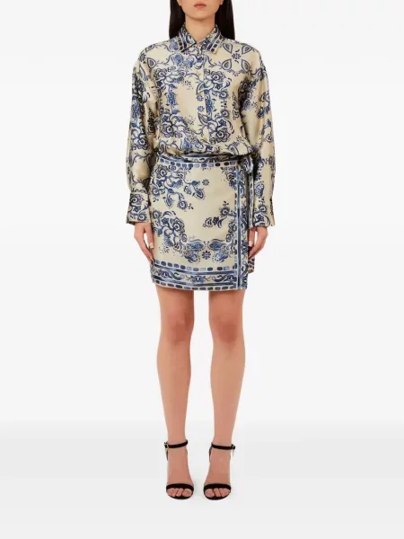 Rochie florală Liu Jo cu model floral cu imagine de costum