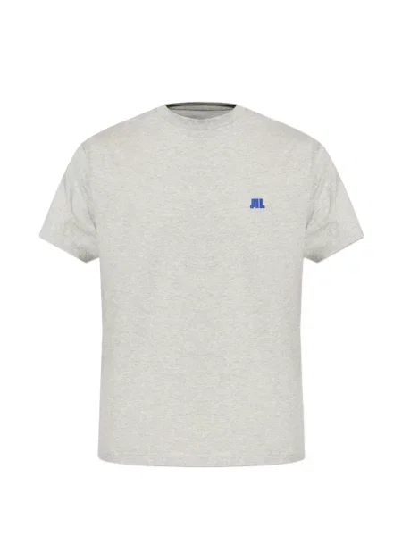 Tricou Jil Sander cu broderie gri