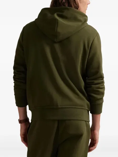 Ριγέ polo Polo Ralph Lauren με κουκούλα με αυτόγραφο λευκό