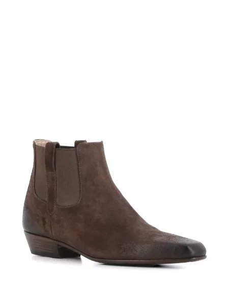 Botine Pantanetti din piele maro