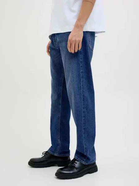 Прямі джинси JACK & JONES CHRIS ORIGINAL синій