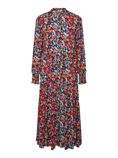 YAS Rochie tip bluză YASAlira / verde / verde mentă / portocaliu bej