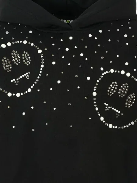 Bluza z kapturem dziecięca Barrow czarna