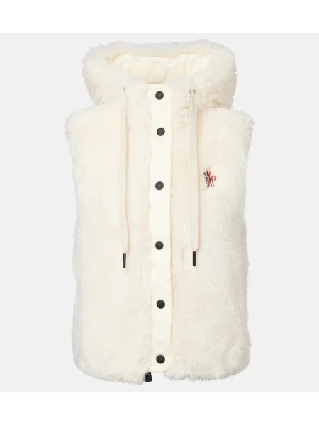 Kamizelka puchowa Moncler Grenoble biała