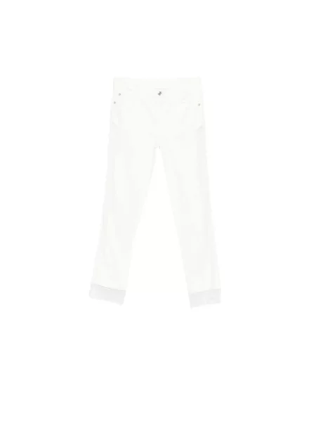 Jeansy boyfriendy Ermanno Scervino białe