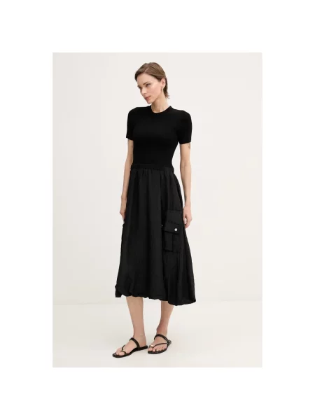 Sukienka midi Dkny czarna