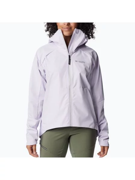 Kurtka softshell Columbia Platinum Peak Softshell purple tint fioletowa
