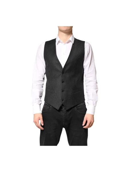 Kamizelka Dolce And Gabbana wełniana czarna