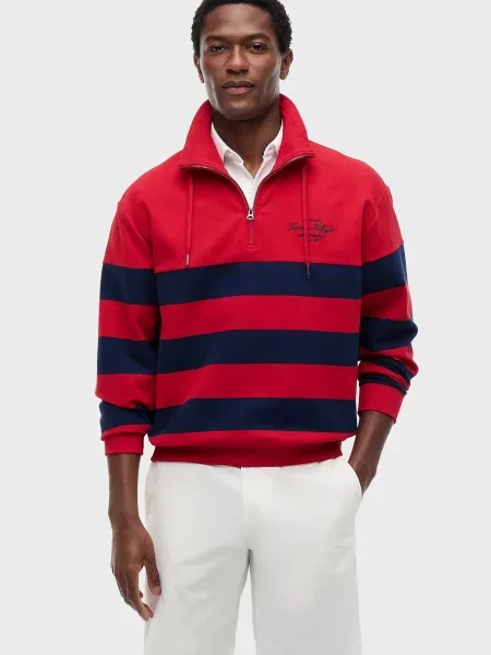 У смужку светр Tommy Hilfiger червоний