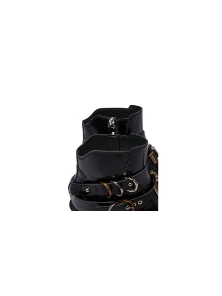 Bokacsizma PINKO Ankle Boot Box Calf fekete