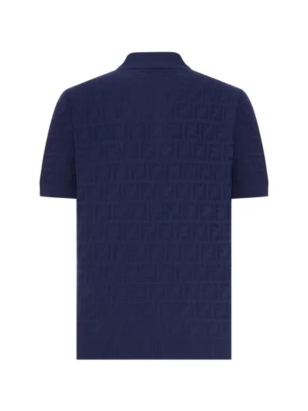 Tricou polo Fendi albastru