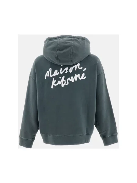 Bluza z kapturem Maison Kitsune z kapturem szara