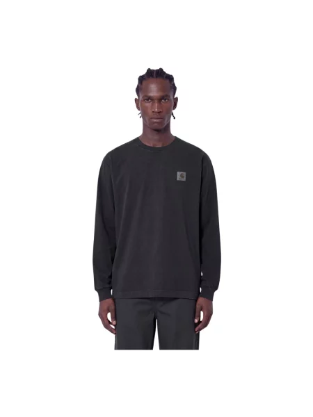 T-shirt Carhartt WIP L/S Vista T-Shirt UNISEX Tobacco Garment Dyed L brązowa