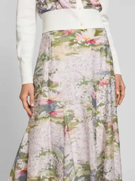 Spódnica midi z zamkiem model LAYDA' Ted Baker różowa
