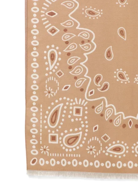 Fular Pennyblack cu franjuri cu model paisley