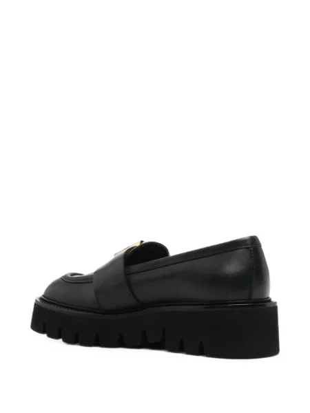 Pantofi loafer Agl cu cataramă negru