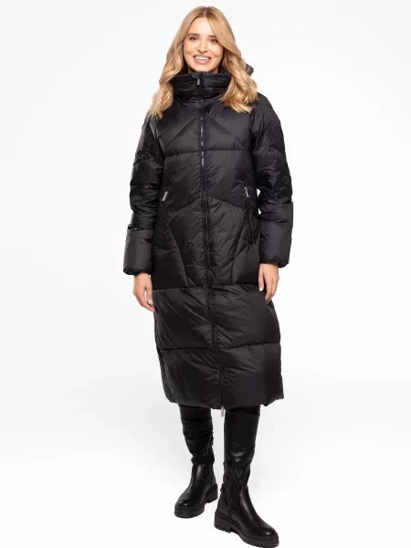 Kurtka Perso z kapturem czarna