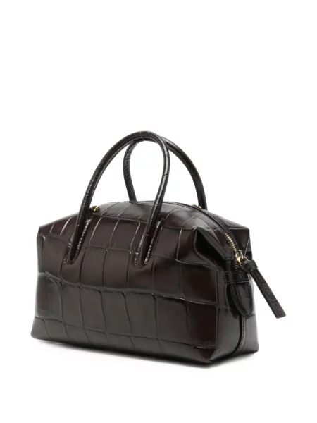 Geantă shopper Demellier maro