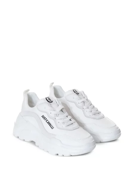 Sneakerși Just Cavalli alb