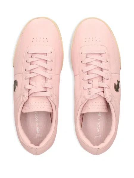 Sneakerși Lacoste din piele roz
