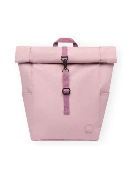 Pruhovaná mini kabelka Lefrik růžová