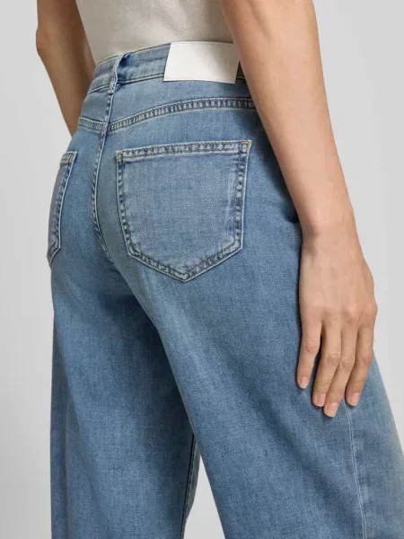 Opus Pants Dżinsy Z Podwiniętymi Nogawkami Melly Twist blau niebieskie