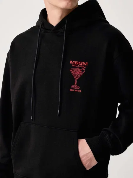 Свитер Msgm с капюшоном
