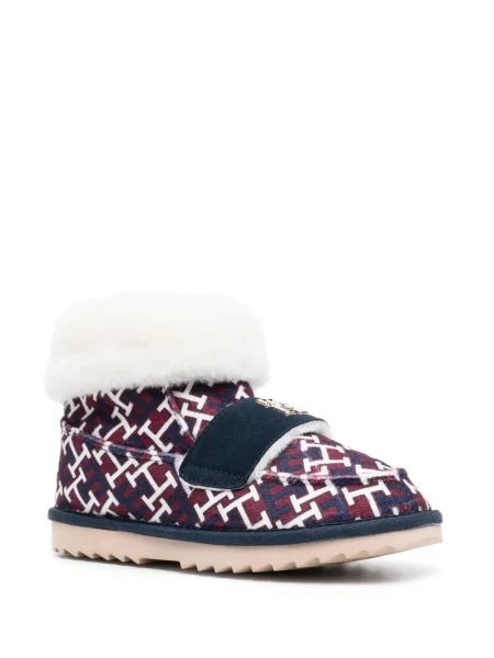 Flisiniai kambarinės šlepetės Tommy Hilfiger raudona