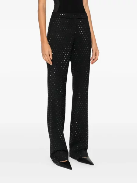 Pantaloni The Andamane de cristal negru
