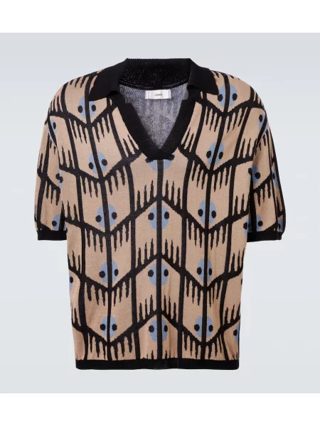 Polo Commas din jacard bej