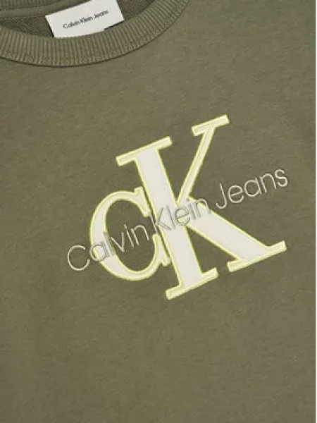 Mikina Calvin Klein Jeans zelená