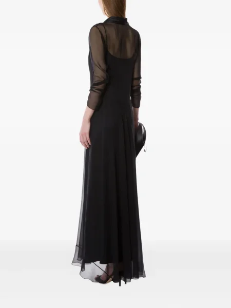 Rochie de seară Alberta Ferretti transparente de costum negru