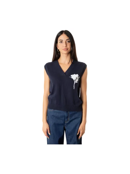 Sweter Max Mara niebieski