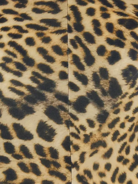 Salopetă Norma Kamali cu imagine cu model leopard