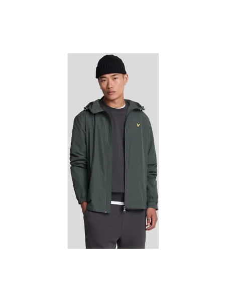 Kurtka Lyle & Scott z kapturem zielona
