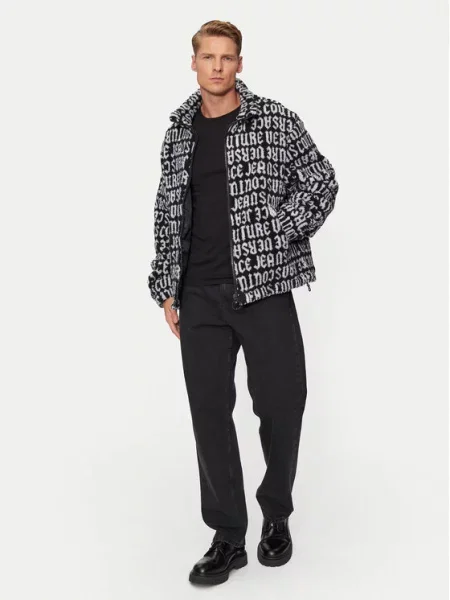 Prehodna jakna Versace Jeans Couture črna