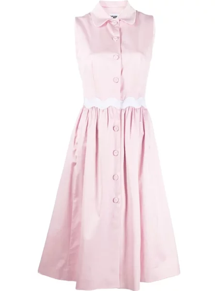 Rochie mini Moschino fără mâneci roz