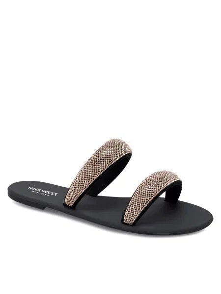Шлепанцы Nine West золотые