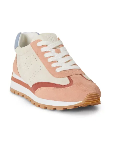 Sneakerși Lauren Ralph Lauren roșu