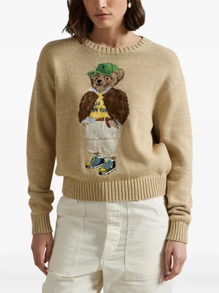 Căciulă Polo Ralph Lauren cu broderie cu dungi cowboy roșu