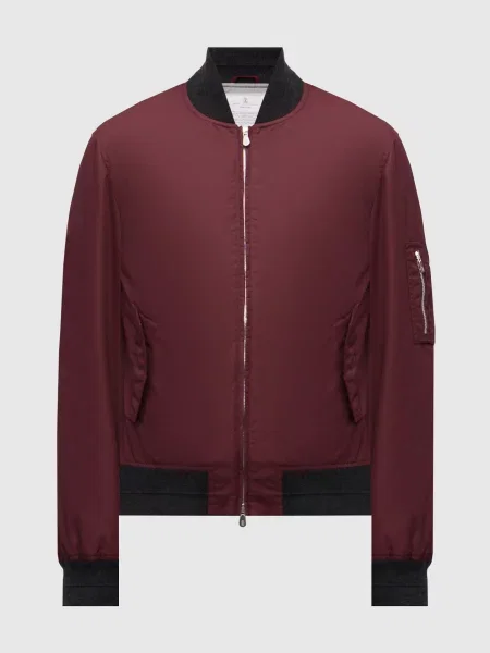 Бомбер Brunello Cucinelli бордовый