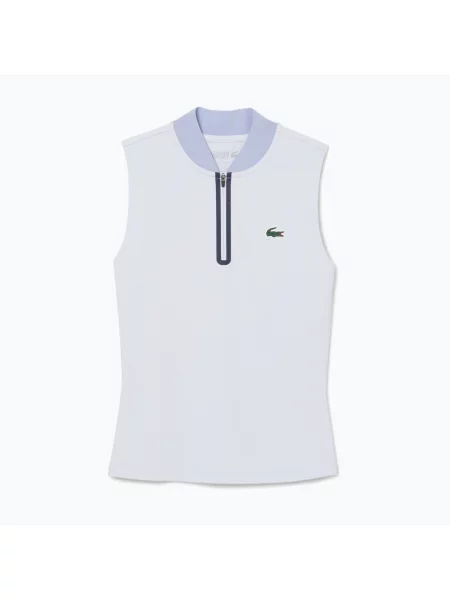 Tricou polo de tenis pentru femei Lacoste Polo Phoenix Blue albastru