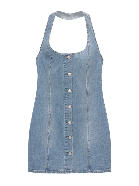 Pull&Bear Šaty džínovina modrá