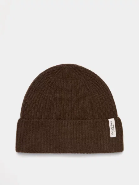 Marc O’Polo Шапка Вовна/поліамід коричневий