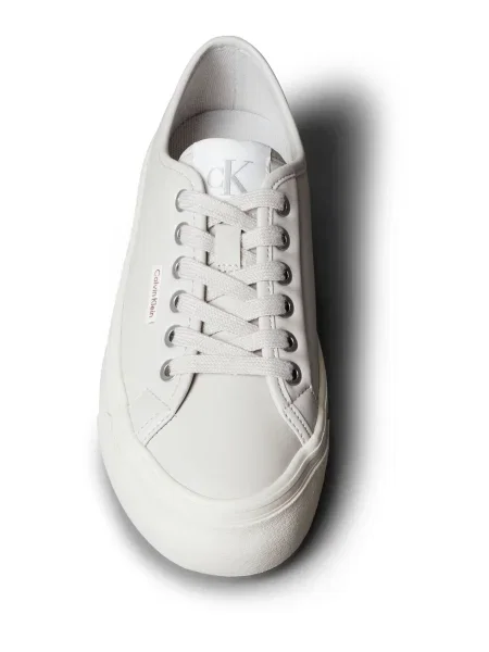 Calvin Klein Sneakers Vulc Flatf Lace Up Lth gri